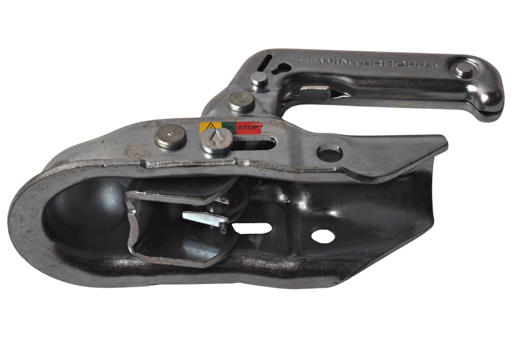 Winterhoff/Albe EM150RB Boîtier D'Attelage Freinée Rond 50 Mm - 1500 Kg