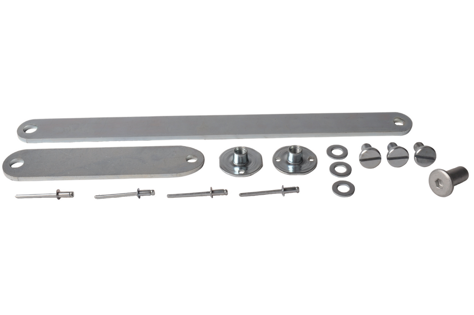 Anssems Jeu complet d'accessoires de montage du ressort à gaz Anssems (couvercle sur le côté)