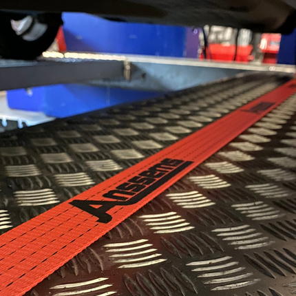 Anssems Jeu complet de sangles d'arrimage pour Transport en voiture - rouge - adaptable sur Anssems AMT / MSX