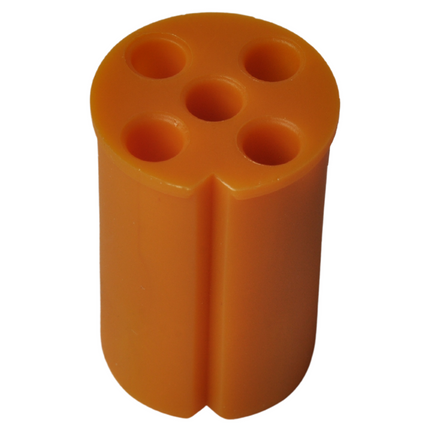 Aspock Aspöck connecteur à baïonnette gauche - 5 broches - jaune