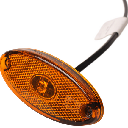 Aspock Aspöck Flatpoint 2 - feu de gabarit latéral orange/jaune - connecteur - LED