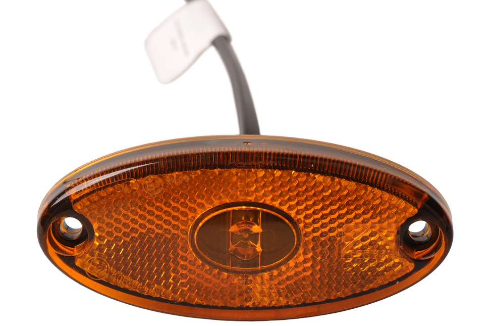 Aspock Aspöck Flatpoint 2 - feu de gabarit latéral orange/jaune - connecteur - LED
