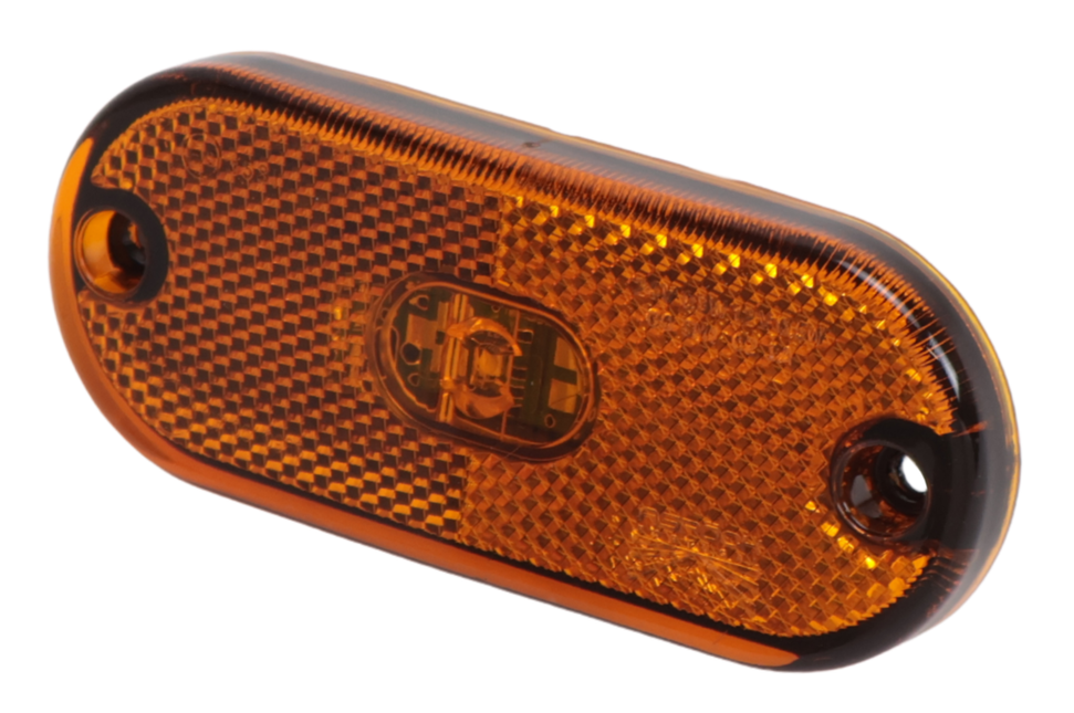 Aspock Aspock Flatpoint 3 - feu de gabarit orange/jaune - câble à 2 conducteurs avec cavaliers - LED