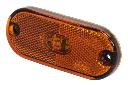 Aspock Aspock Flatpoint 3 - feu de gabarit orange/jaune - câble à 2 conducteurs avec cavaliers - LED