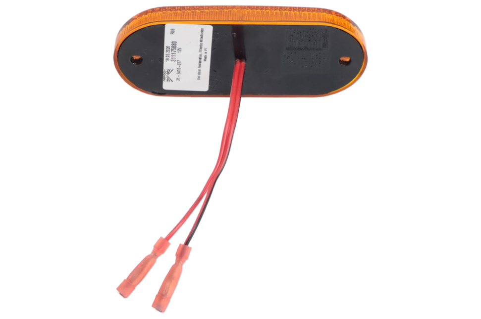 Aspock Aspock Flatpoint 3 - feu de gabarit orange/jaune - câble à 2 conducteurs avec cavaliers - LED