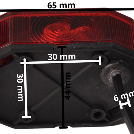 Aspock Aspock flexipoint feu de gabarit rouge/blanc 500 mm