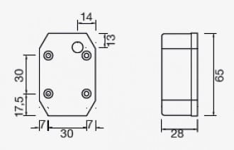Aspock Aspock Flexipoint orange - verre séparé