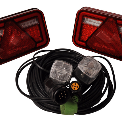 Aspock Aspock Multiled 4 Kit d'éclairage LED 13 broches - incluant les feux de balisage - choisissez le câble principal souhaité