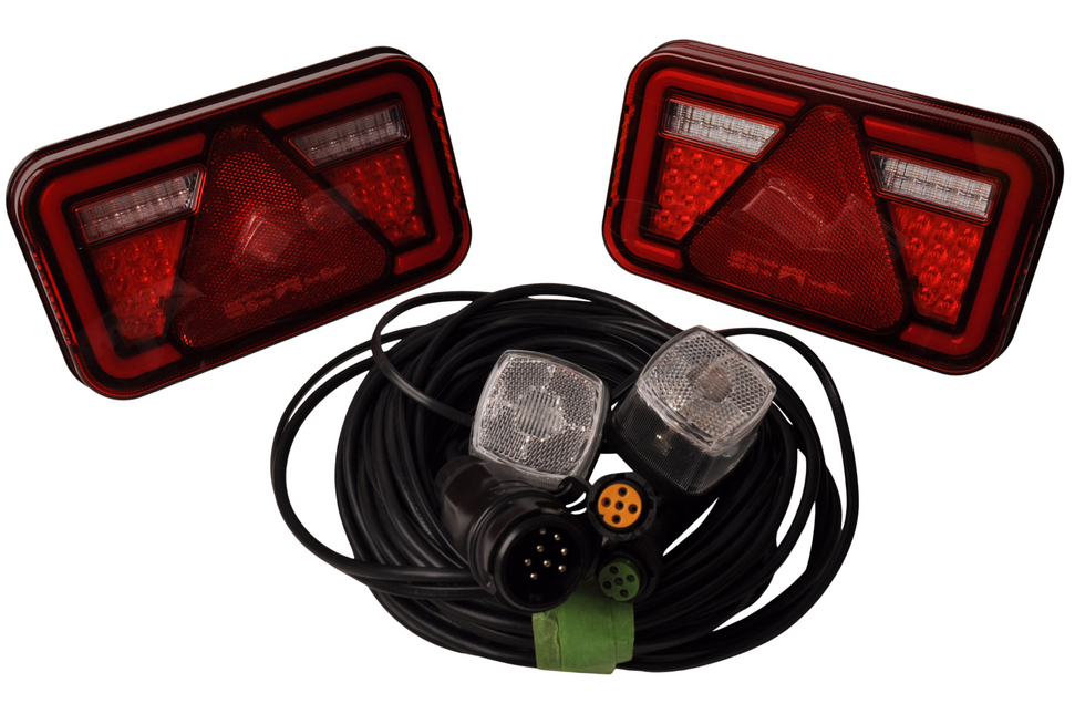 Aspock Aspock Multiled 4 Kit d'éclairage LED 13 broches - incluant les feux de balisage - choisissez le câble principal souhaité