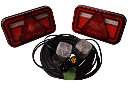 Aspock Aspock Multiled 4 Kit d'éclairage LED 13 broches - incluant les feux de balisage - choisissez le câble principal souhaité