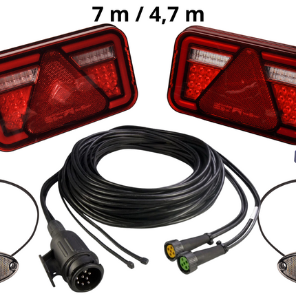 Aspock Aspock Multiled 4 Kit d'éclairage LED 13 broches - incluant les feux de balisage - choisissez le câble principal souhaité