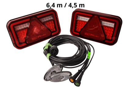 Aspock Aspock Multiled 4 Kit d'éclairage LED 13 broches - incluant les feux de balisage - choisissez le câble principal souhaité