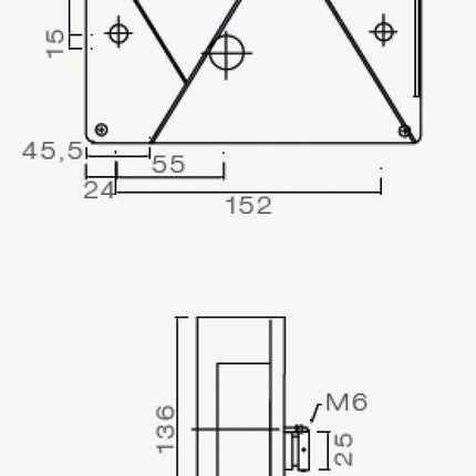 Aspock Aspöck Multipoint 4 - gauche - avec raccordement à fiche