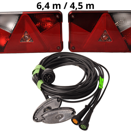 Aspock Aspöck Multipoint 5 kit d'éclairage - 13 broches - incluant l'éclairage de balisage - choisissez le câble principal souhaité
