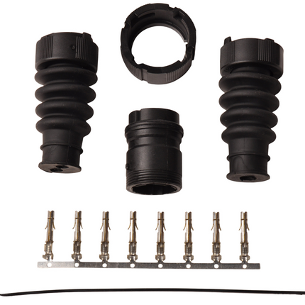 Aspock Aspöck prise gauche - 8 broches/fil - jaune