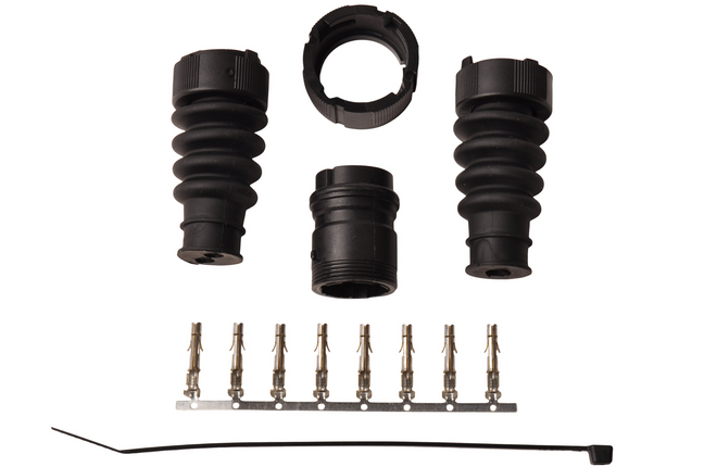 Aspock Aspöck prise gauche - 8 broches/fil - jaune