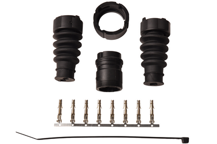 Aspock Aspöck prise gauche - 8 broches/fil - jaune