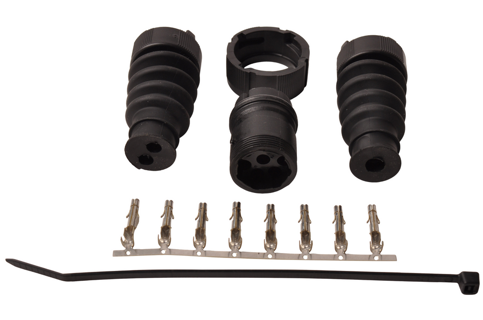 Aspock Aspöck prise gauche - 8 broches/fil - jaune