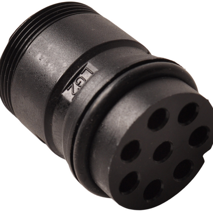 Aspock Aspöck prise gauche - 8 broches/fil - jaune