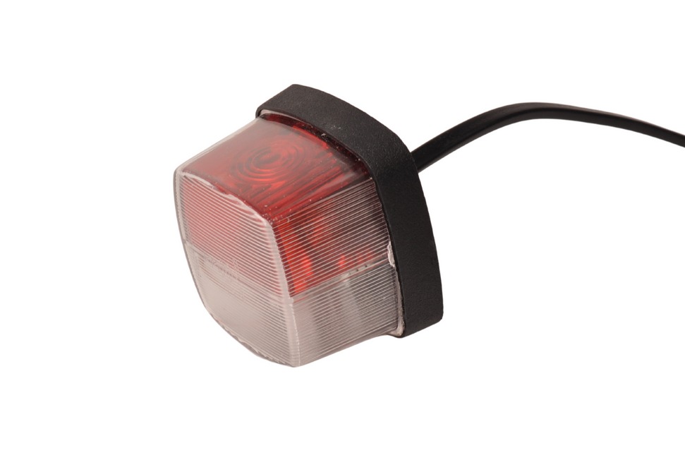 Aspock Aspock squarepoint Feu de gabarit rouge/blanc - 2 mètres de câble DC 2x0,75 mm²