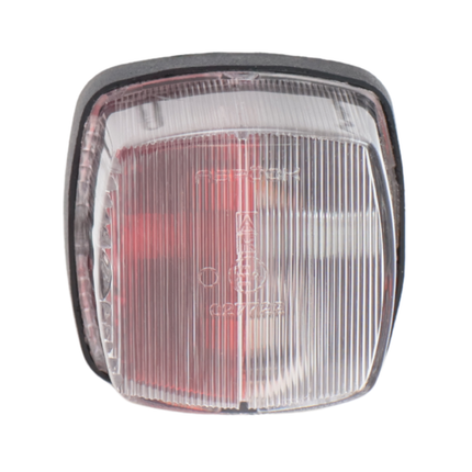 Aspock Aspock squarepoint Feu de gabarit rouge/blanc - 2 mètres de câble DC 2x0,75 mm²