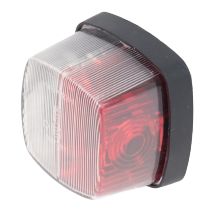 Aspock Aspock squarepoint Feu de gabarit rouge/blanc - 2 mètres de câble DC 2x0,75 mm²