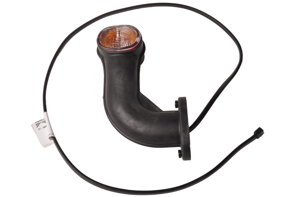 Aspock Aspöck Superpoint 2 - gauche/droit coudé - blanc/orange/rouge - câble plat