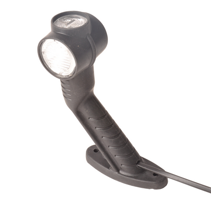 Aspock Aspock Superpoint 3 LED - gauche - blanc/orange/rouge - 1 mètre de câble plat