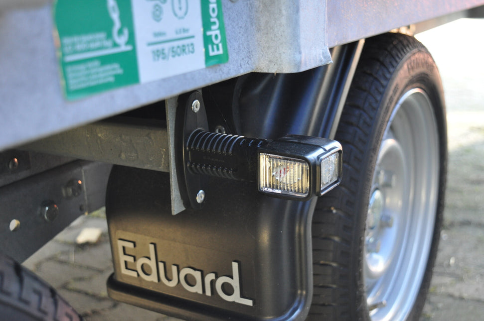 Aspock Aspock Superpoint 4 court - droit - blanc/rouge/orange - LED - 100 cm câble plat - support droit