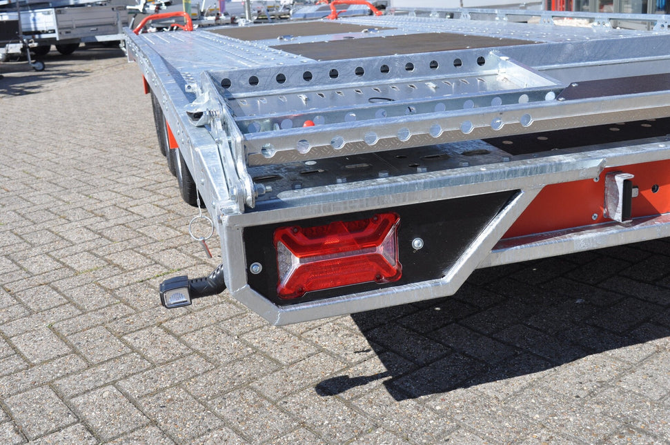 Aspock Aspöck Superpoint 4 - gauche - blanc/rouge/orange - LED - 100 cm câble plat