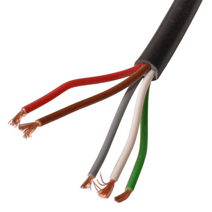 Aspock Câble de connexion Aspock 200 cm droite - connecteur 5 broches avec fil détaché