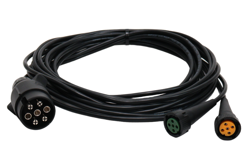 Aspock Faisceau de câble Aspöck - 4 mètres - 7 broches - 2x connecteur 5 broches