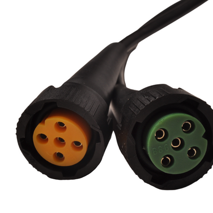 Aspock Faisceau de câble Aspöck - 5 mètres - 7 broches - 2x connecteur 5 broches - dérivations incluses