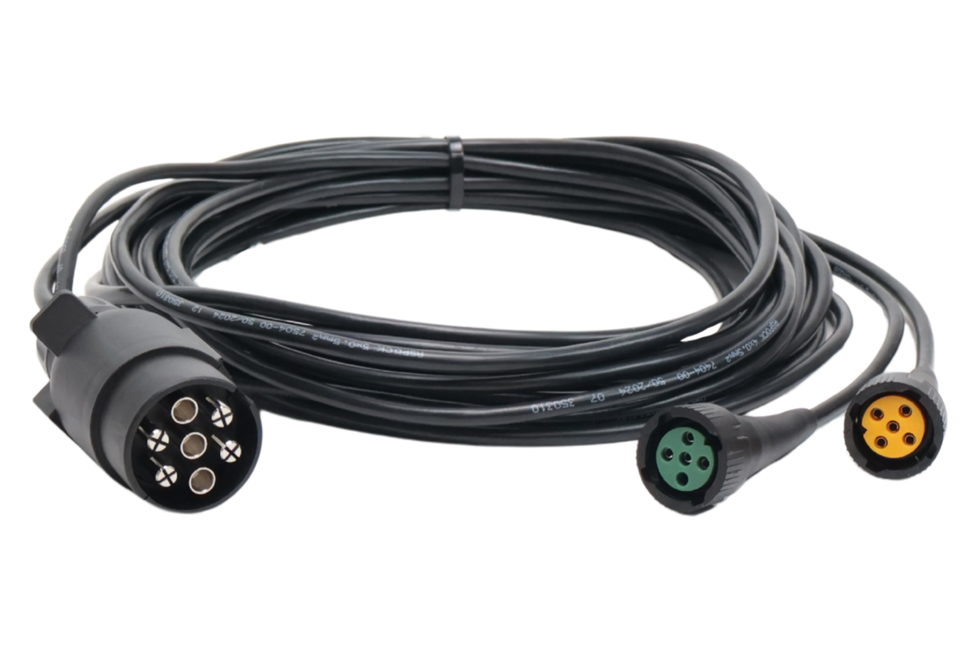 Aspock Faisceau de câble Aspöck - 5 mètres - 7 broches - 2x connecteur 5 broches