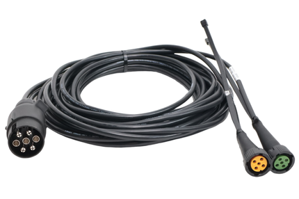 Aspock Faisceau de câble Aspöck - 5 mètres - 7 broches - 2x connecteur 5 broches - dérivations incluses