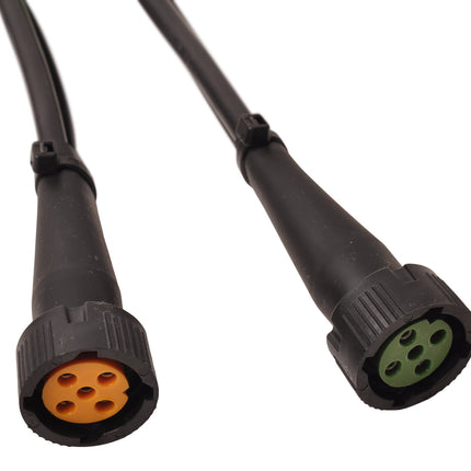 Aspock Faisceau de câble Aspöck - 5,5 mètres - 13 broches - 2x connecteur 5 broches - avec feux de gabarit prémontés