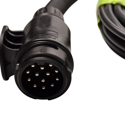 Aspock Faisceau de câble Aspöck - 6 mètres - 13 broches - 2x connecteur 5 broches - incluant des dérivations de 4 mètres 2P & câble de charge
