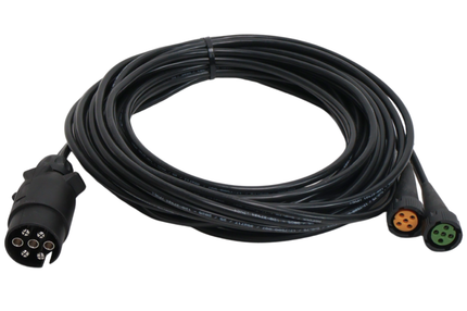 Aspock Faisceau de câble Aspöck - 7 mètres - 7 broches - 2x connecteur 5 broches