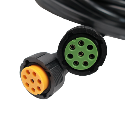 Aspock Faisceau de câble Aspöck - 8 mètres de long - 13 broches - avec 2x 8 broches prises - y compris les dérivations pour les feux de gabarit