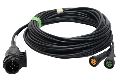 Aspock Faisceau de câble Aspöck - 9 mètres - 13 broches - 2x connecteur 5 broches - inclus dérivations