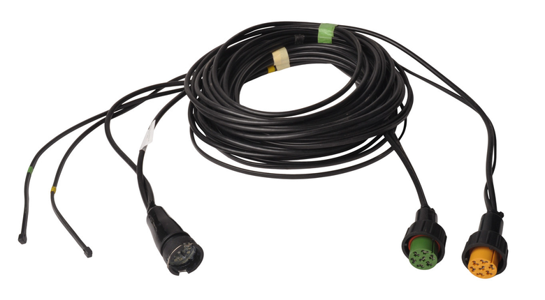 Aspock Faisceau de câble Aspöck étanche - 11 mètres - 13 broches - étanche - 2x connecteur ASS2 7 broches - dérivations de 950 cm