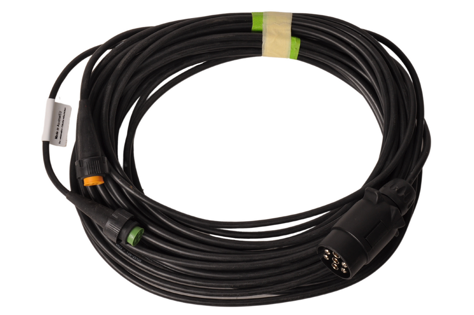 Aspock Faisceau de câble Aspöck - longueur 7 mètres - 7 broches - avec 2x 5 broches prises