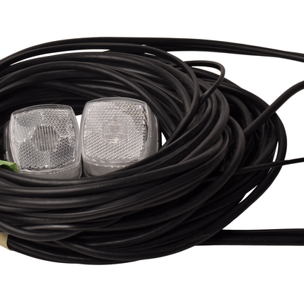 Aspock Faisceau de câble Aspöck - longueur 8,4 mètres - 13 broches - avec prises 8 broches- feux de gabarit prémontés inclus - Plug&Play