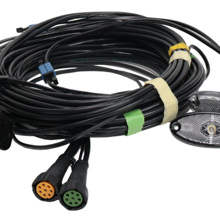 Aspock Faisceau de câble Aspöck - longueur 8,4 mètres - 13 broches - avec prises 8 broches- feux de gabarit prémontés inclus - Plug&Play