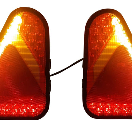 Aspock Feu arrière de remorque - Aspöck Earpoint LED - gauche - 146x219x52,5 mm - avec feu de brouillard
