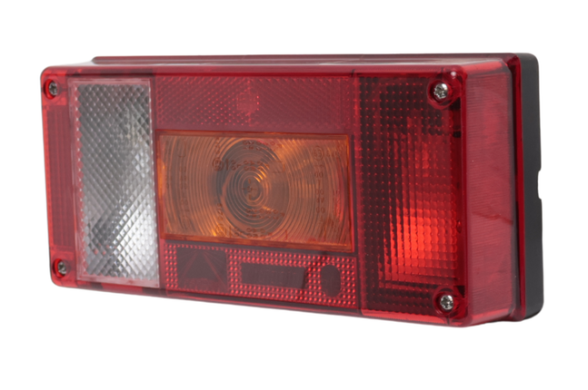 Aspock Feu arrière de remorque - Aspöck Midipoint 1 - droite - 220x100x52 mm - connecteur 5 broches baïonnette