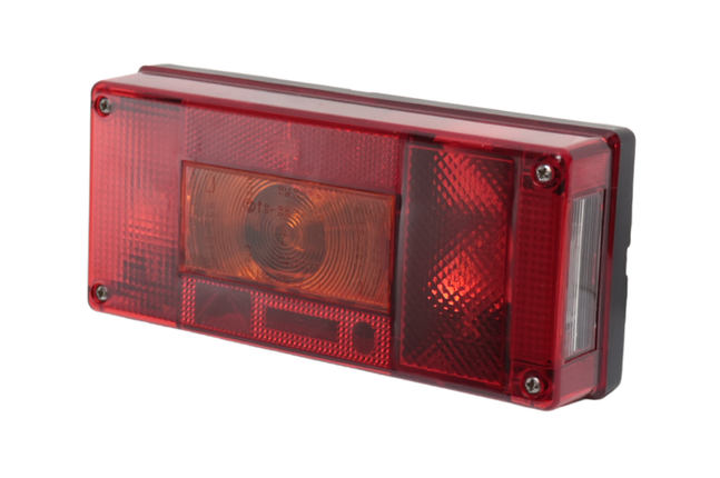 Aspock Feu arrière de remorque - Aspöck Midipoint 1 - gauche - 220x100x52 mm - connecteur 5 broches baïonnette