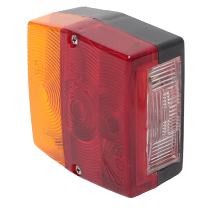 Aspock Feu arrière de remorque - Aspöck Minipoint - gauche/droite - connecteur 5 broches baïonnette - avec éclairage de plaque d’immatriculation