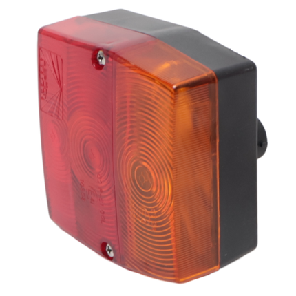 Aspock Feu arrière de remorque - Aspöck Minipoint - gauche/droite - connecteur 5 broches baïonnette - avec éclairage de plaque d’immatriculation