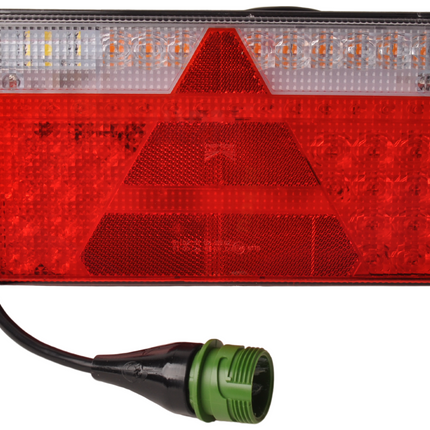 Aspock Feu arrière de remorque - Aspöck MultiLED 2 - droite - 240x140x35 mm - entièrement LED - connecteur ASS2 à 7 broches baïonnette - étanche